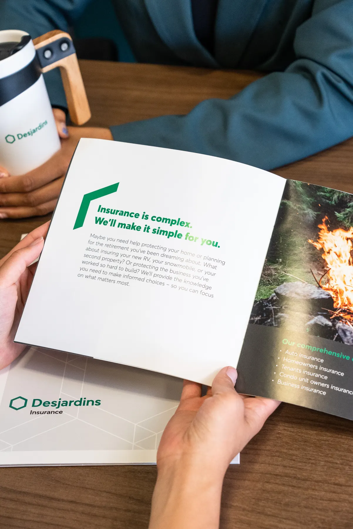 Robin Chiu Desjardins Insurance brand photography